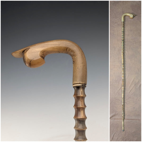 英國復古牛角軸牛角手柄手杖 手杖 94 厘米